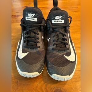 Nike Black and White Volleyball Court Shoes